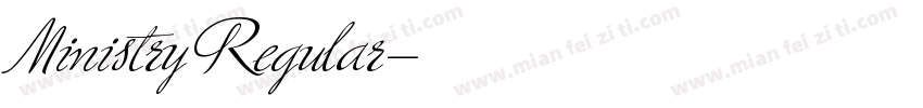 Ministry Regular字体转换